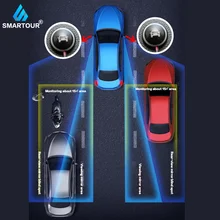 Sensor de detecção de radar automotivo, sensor cego bsd bsm com microondas, assistência de condução, reversão de ponto cego