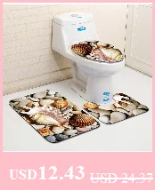 Рыбья чешуя шаблон набор ковров для ванной комнаты 3 шт. фланелевые ванная комната коврики для ванной туалет коврики противоскользящие напольные коврики крышка унитаза