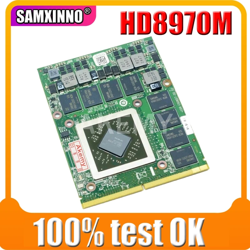 SAMXINNO оригинальная HD8970M R9 M290X 4G 216-0847000 графическая видеокарта для Dell Alienware M15X M17X M18X