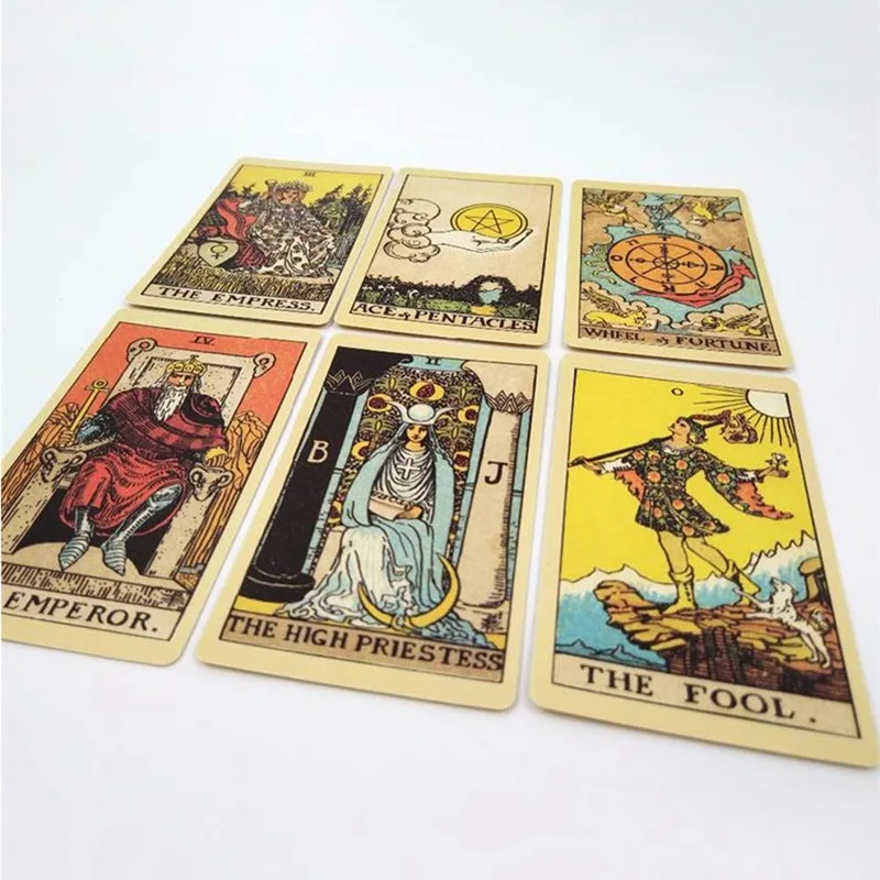 Полный английский лучистый Райдер Wait Tarot Card Smith Tarot колода семейная настольная игра игральные карты подарок