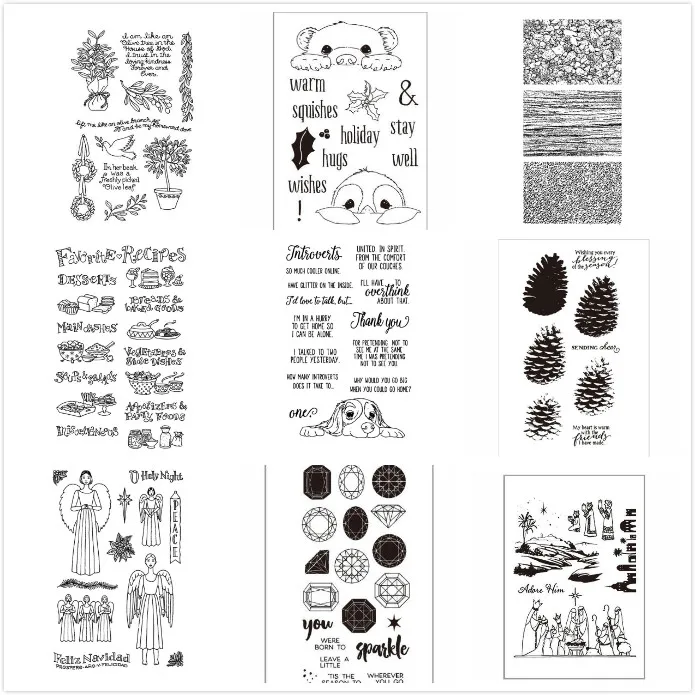 

Pine cone Transparent Clear Stamp for DIY scrapbooking/Card Making BC9110