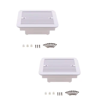 

2Pcs 12V Universal RV Side Air Vent 2000RPM Cooling Trailer Exhaust Fan Caravan Effective Ceiling Mount Ventilation