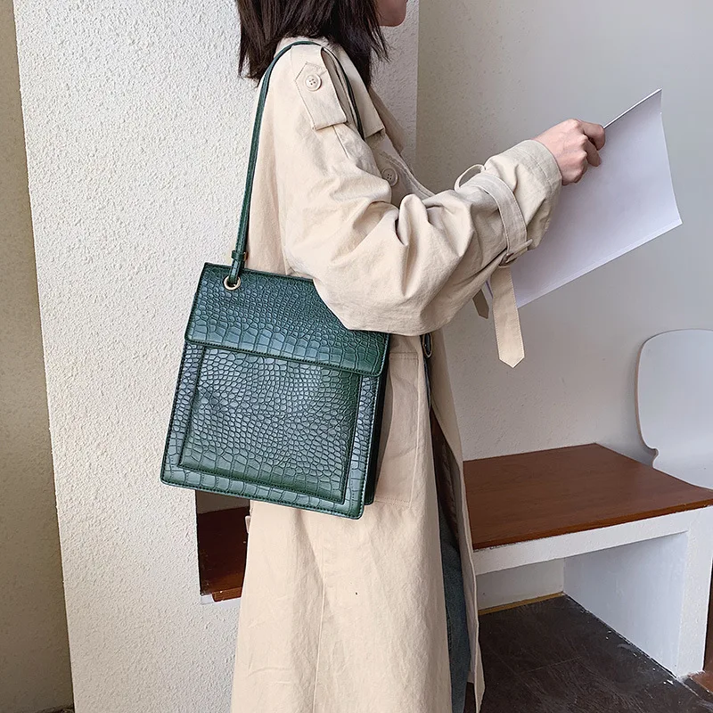 

Korean-style Large Capacity Bag Women's 2019 Autumn New Style Versitile Fashion INS Shoulder Bag Sense Online Celebrity Hand Lar
