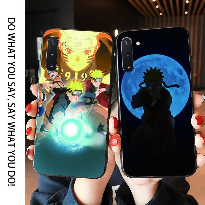 Чехол для телефона Naruto Ninja черный чехол Samsung S10 5G/lite/plus S20/Plus/Ultra Note8/9/10/20Pro/plus