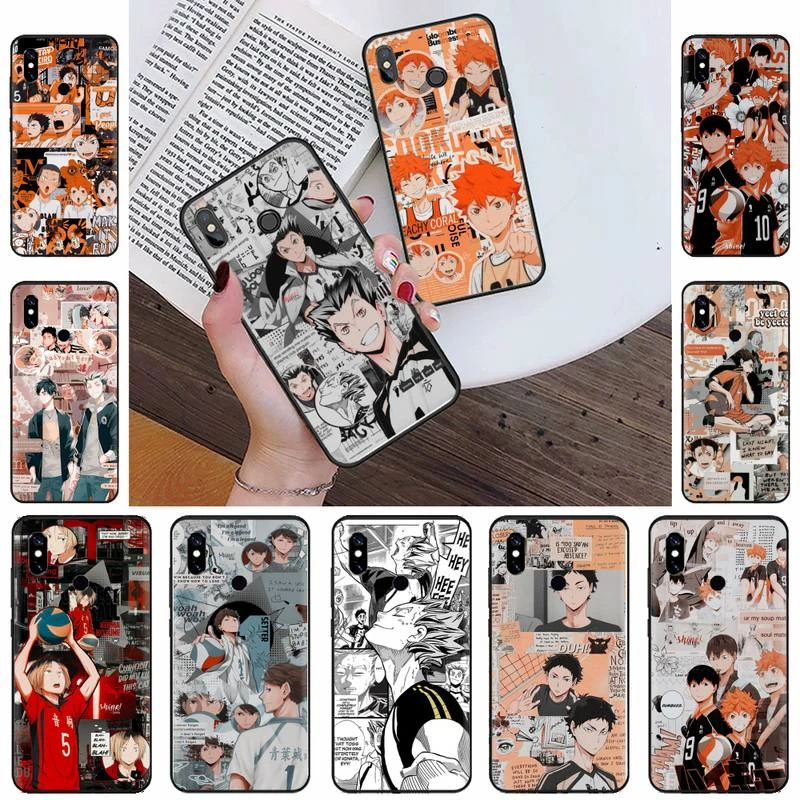 Haikyuu volleyball anime Japan Soft Phone Cover For Xiaomi Redmi Note 4 4x 5 6 7 8 pro S2 PLUS 6A PRO coque shell funda hull leather case for xiaomi