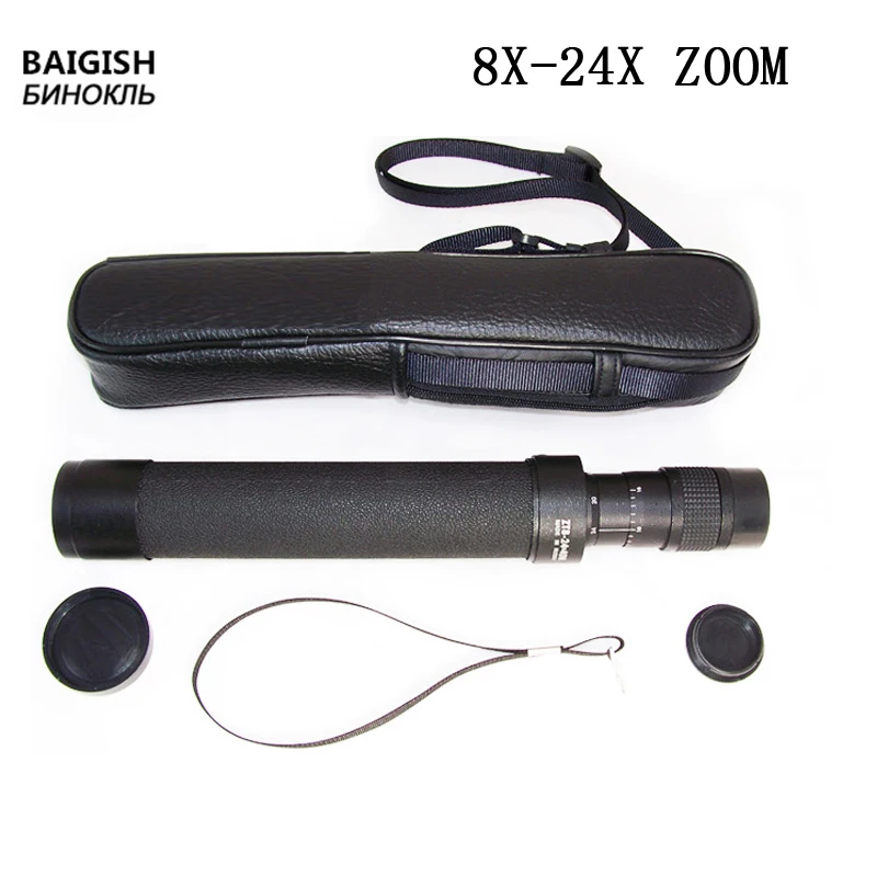 Профессиональный Монокуляр BAIGISH 8 24x40 с зумом для плавания HD мощный высоким