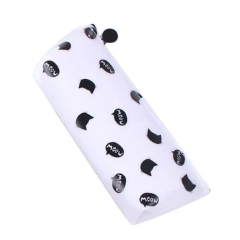 

Cat Case PVC School Supplies Stationery Gift School Cute Pencil Case School Bag Tool Small cat head