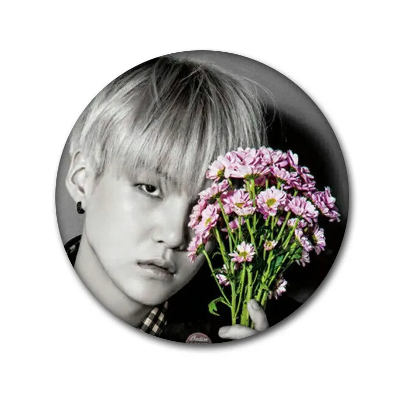 KPOP Bangtan Boy Enamel Pin Lapel Pins For Backpack Metal Badge Brooch Kpop Accessories Clothes for Fans