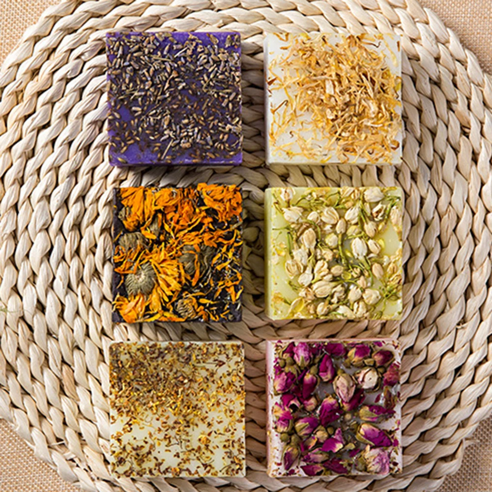 Dry Flower Essential Oil Face Hand Nourishing Skin Care Cleansing Handmade Soap Bath Soap random color Dry Flower Essential Oil Face Hand Nourishing Skin Care Cleansing Handmade Soap Bath Soap random color