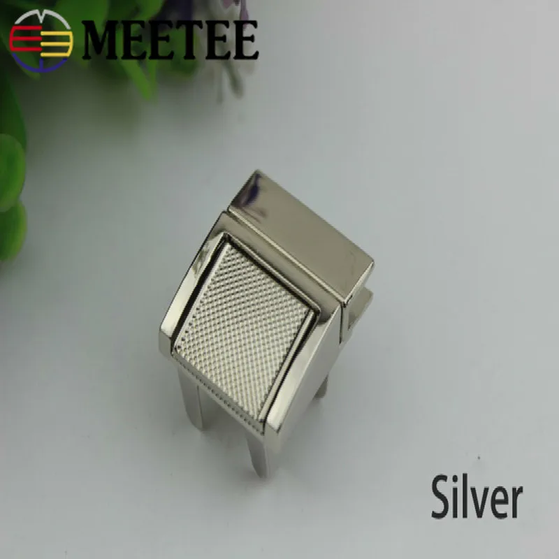 Meetee 2 шт. 26X3 0 мм/35x40мм металлический замок застежка защелкивающиеся пряжки для