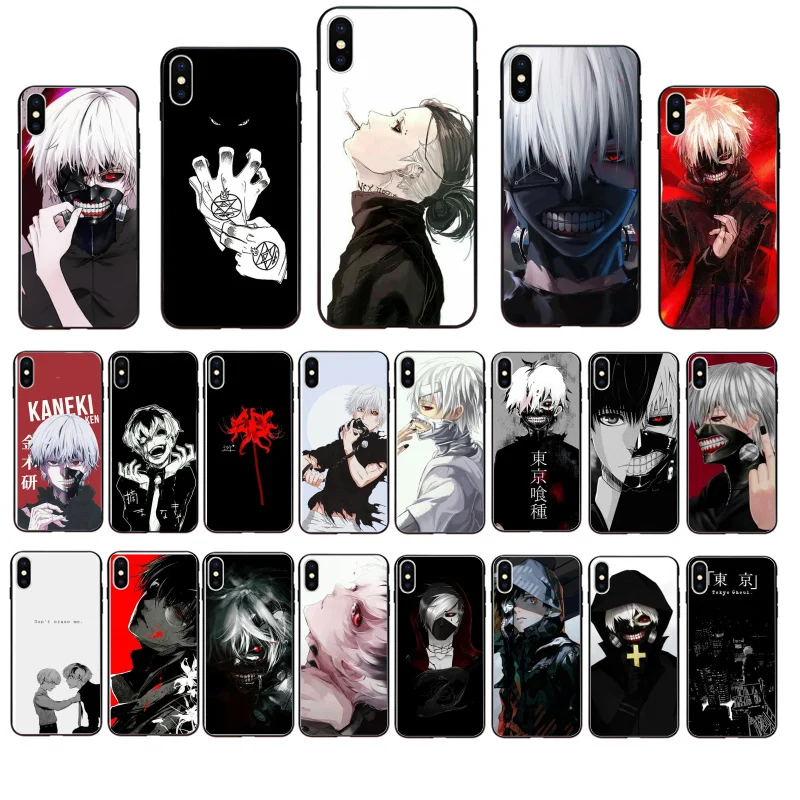 Anime tóquio ghoul japão suave caso de telefone para o iphone 11 pro max para o iphone 12 pro max xs max xr se2 8 7 6s mais x 5