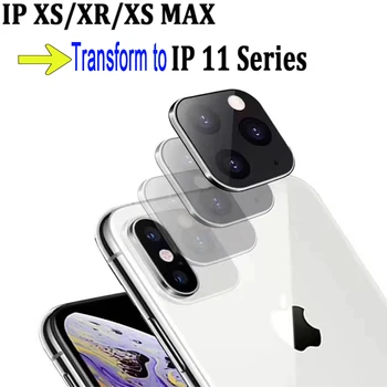 

Sinzean 100PCS 3D Fake Camera lens Tempered Glass screen protector For IPHONE XS/XR/XS MAX transform to 11 PRO MAX with box