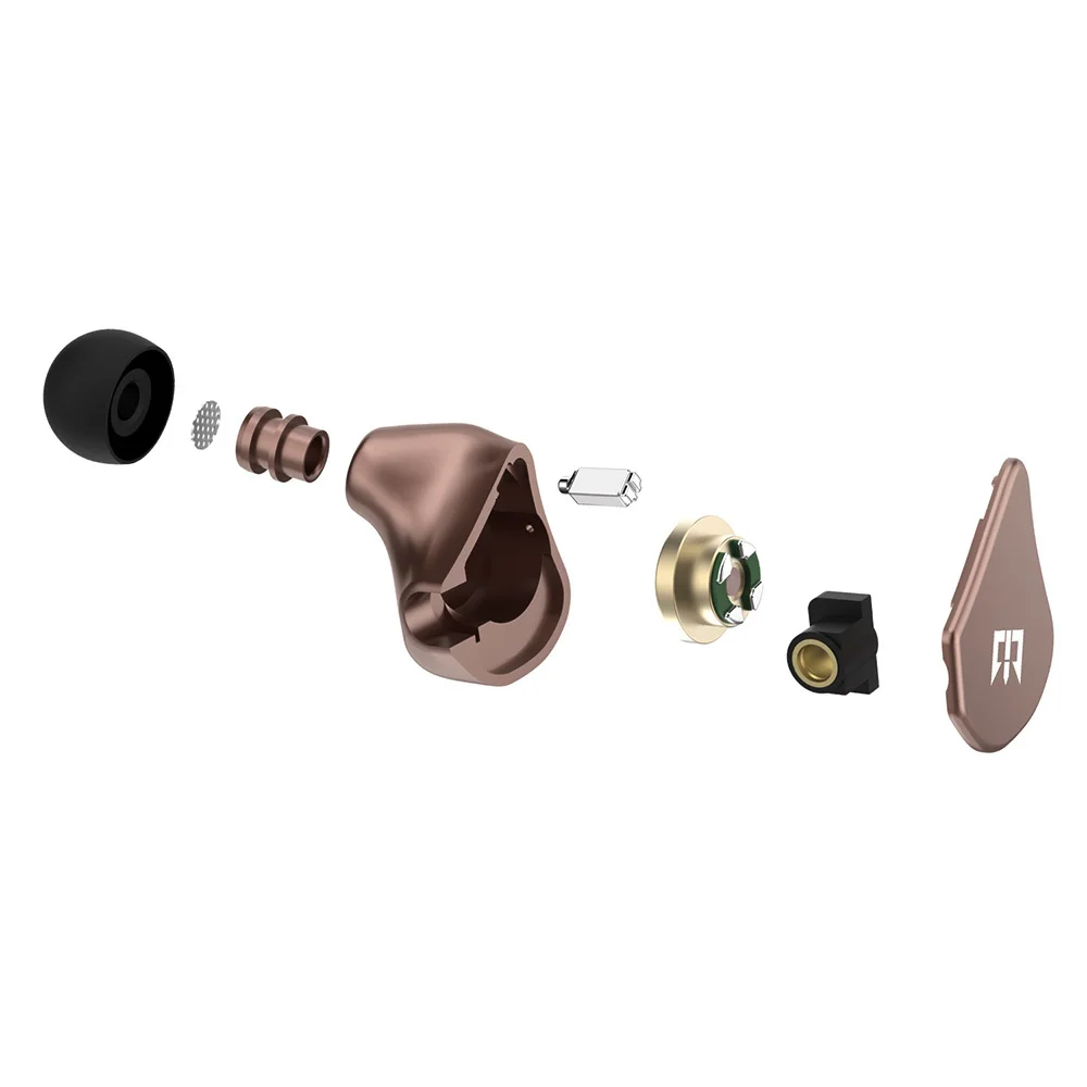 TRI I4 1BA+ 1DD гибридные наушники в ухо для бега спортивные технологии HIFI ушные вкладыши с 3,5 мм MMCX