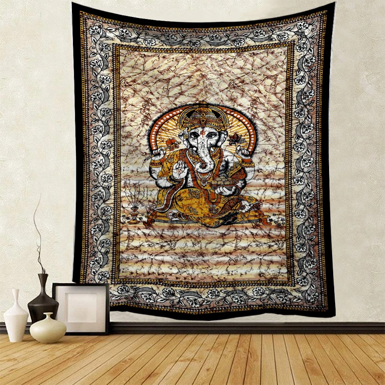 Гобелен настенный полиэстер Мандала узор одеяло гобелен домашний декор Новинка - Цвет: C