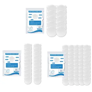 

10/20/50Pcs Disposable Three Layers Non-Woven Cotton Mask Pad Breathable Respirator Filter Replacement Gasket Cushion