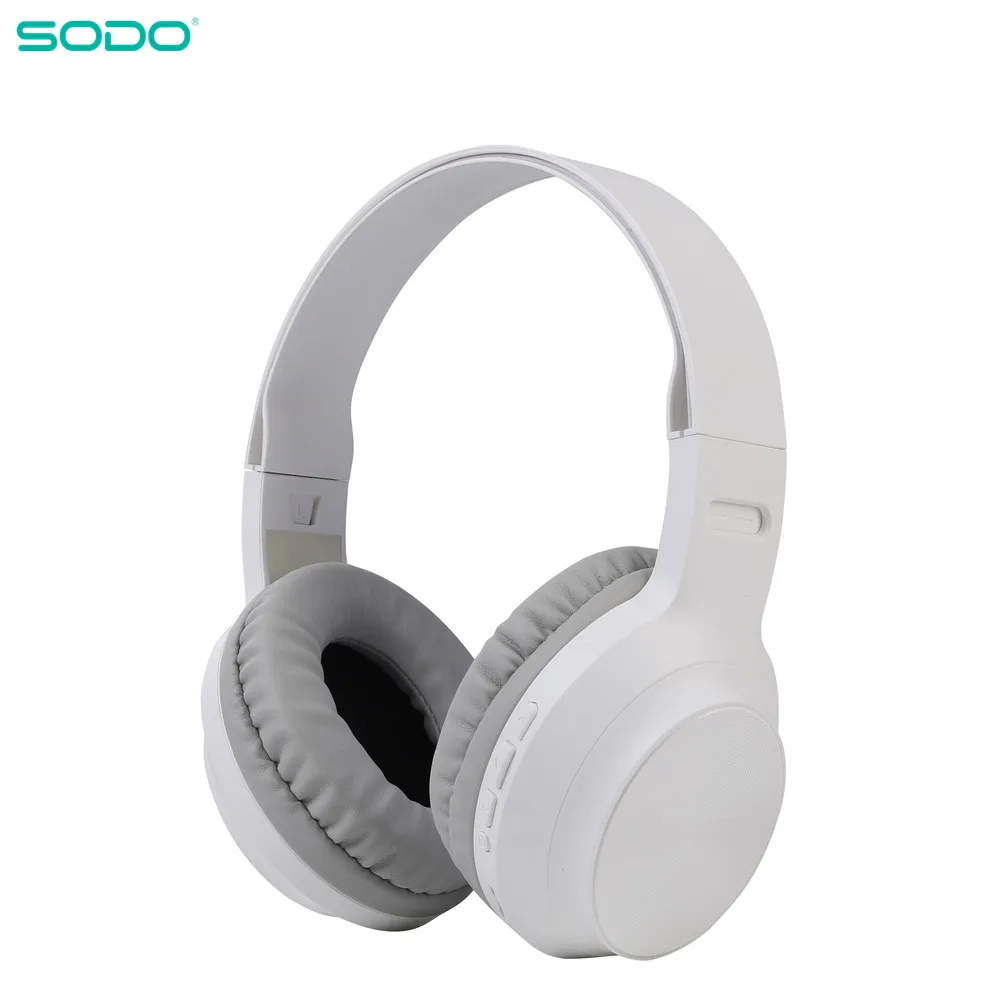 SODO SD-703 سماعة رأس مزودة بتقنية البلوتوث الإفراط في الأذن 3 أوضاع EQ  سماعات لاسلكية بلوتوث 5.1 ستيريو سماعة رأس مزودة بميكروفون يدعم بطاقة TF