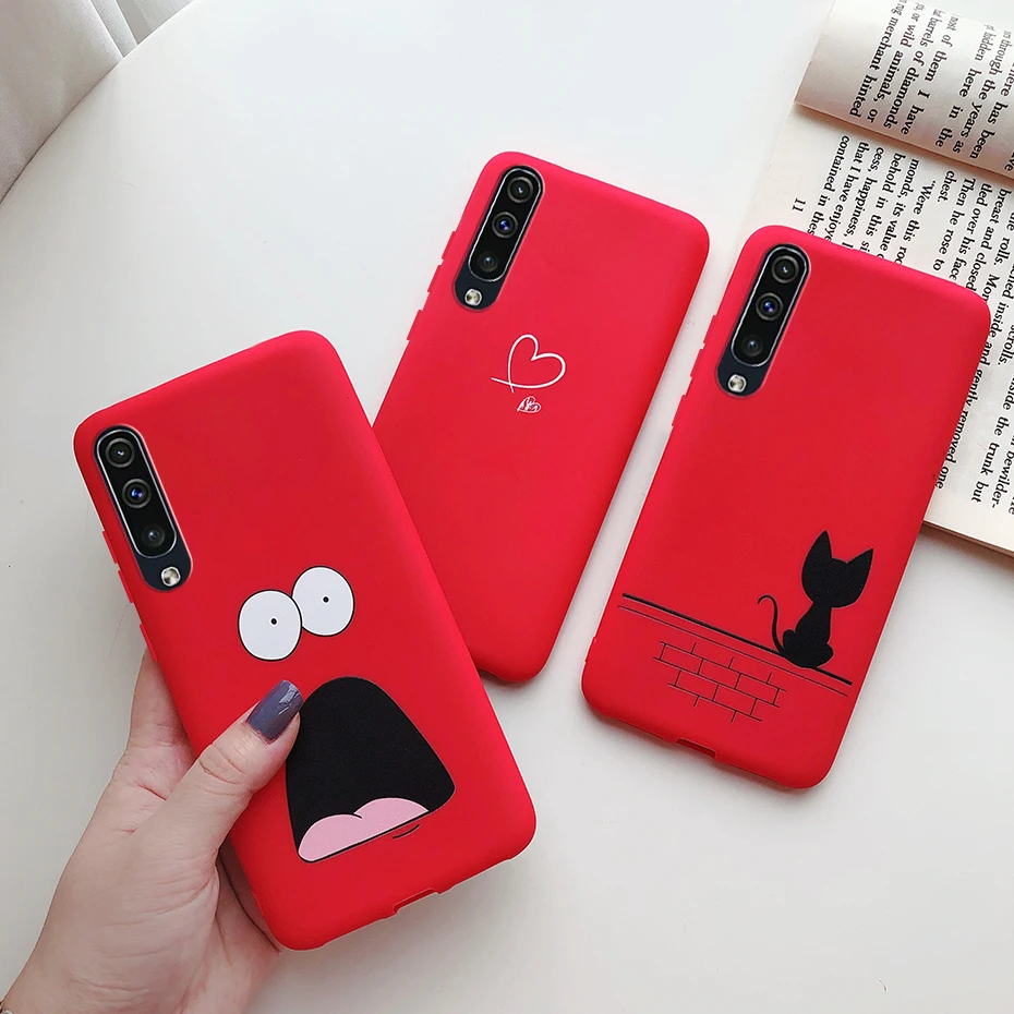 Per Il Caso Di Samsung Galaxy A50 A30 Custodia In Silicone Molle Del Telefono Di Tpu Protezione Della Copertura Posteriore Per Samsung Galaxy Un 30 Un