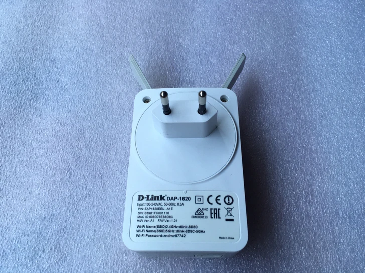 DAP-1620 Wi-Fi Range Extender АС plug передачи 2,4 ГГц сигнал на 5 ГГц 802.11ac AP 1000 Мбит/с AC1200 для D-LINK лучше, чем TP-Link