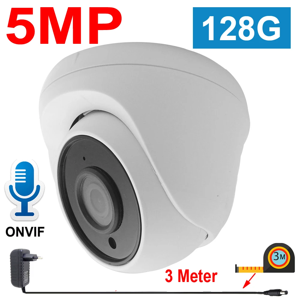 

JIENUO Dome Wireless IP Camera 128G Cctv Audio IR Ipcam Video Security Surveillance Cam Infrared Night Onvif P2P HD Home Camera