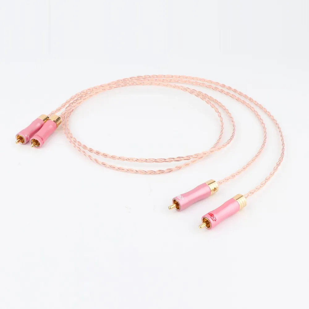 Yter 3Cu 6N Occ Rame Analogico Cavo Phono Hifi Interconnect Cavo Rca Audio Video Extend Wire Hifi Single Wire