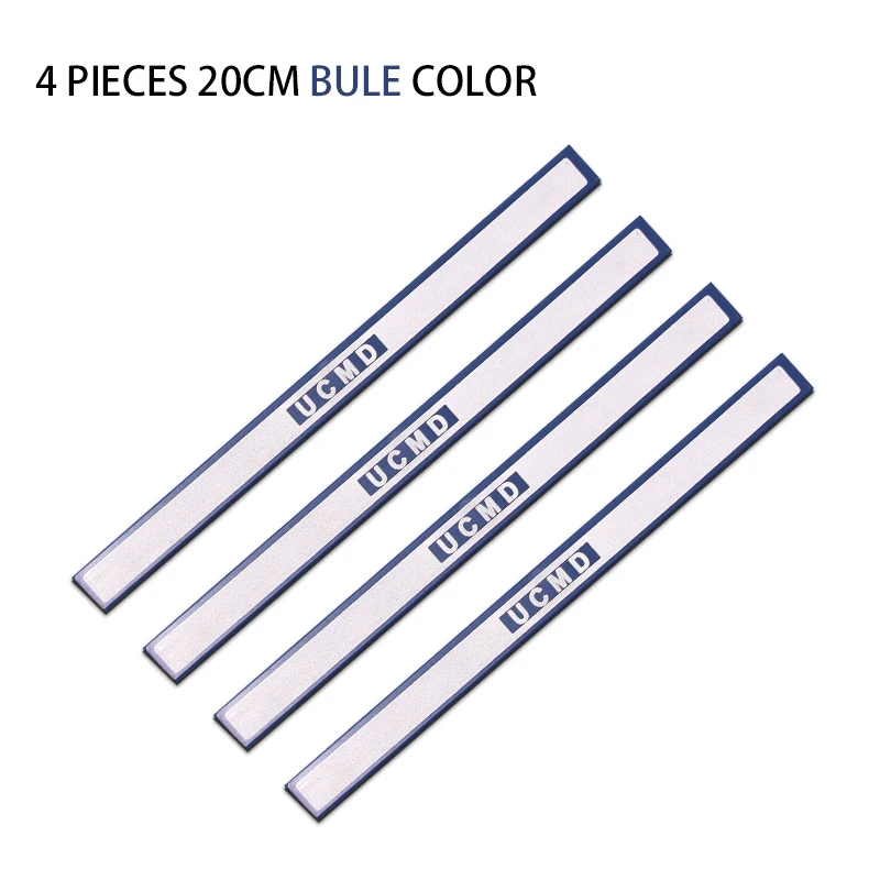 4 pieces Blue 200mm Супер Сильные магнитные полоски держатель стержня магниты для доска для надписей на холодильник доски объявлений кухонные наклейки на холодильник - Цвет: 4 pieces Blue 200mm