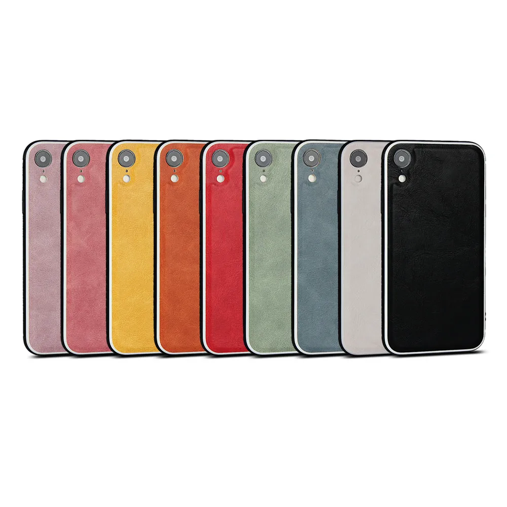 Shockproof Case For iPhone X XR XS Max Silicone Leatherwear phone cover 11 pro max 7 8 Plus cases |