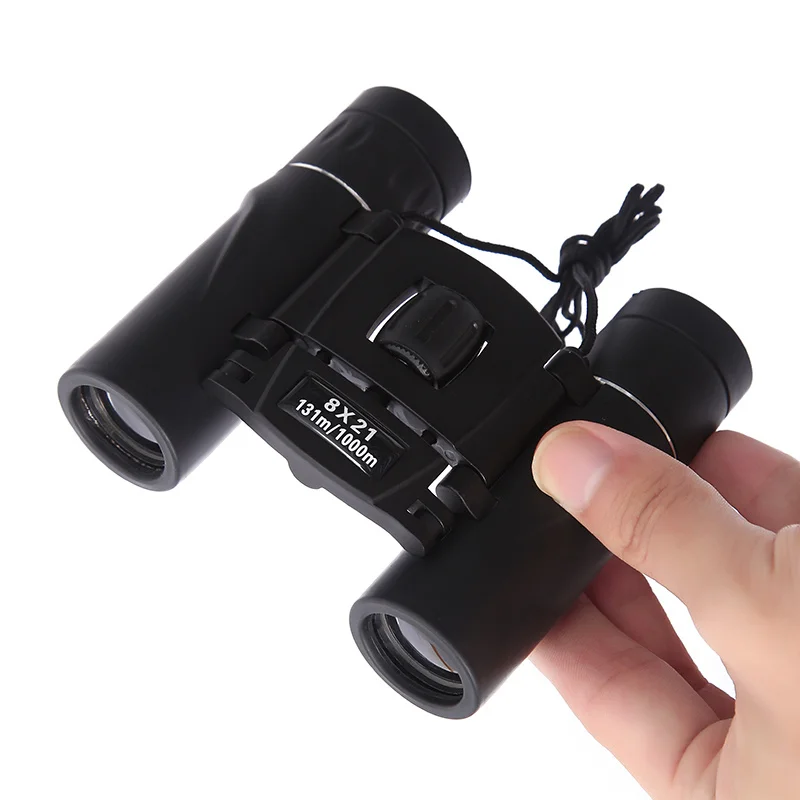 

8x21 Binoculars Compact Zoom Telescope Portable Long Range Folding HD Powerful Mini Bak4 FMC Optics For Hunting Sports Outdoor