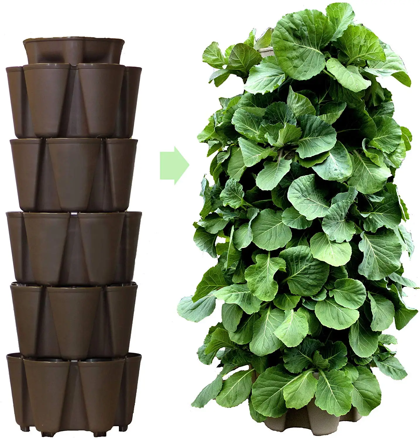 5 ярусов Вертикальная садовая сеялка запатентованная внутренняя система полива