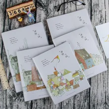 Простой язык riso xiao zhen пластиковый чехол для записной книжки A5B5 стандартные внутренние страницы с горизонтальными линиями блокнот креативный мультфильм