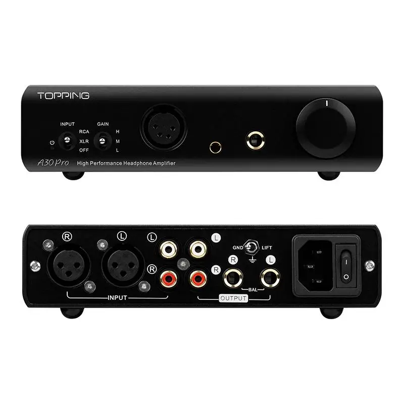 

Усилитель для наушников TOPPING A30Pro 4-контактный XLR/4,4 мм/6,35 мм выход сбалансированный вход A30 PRO Hi-Res усилитель Hifi AMP