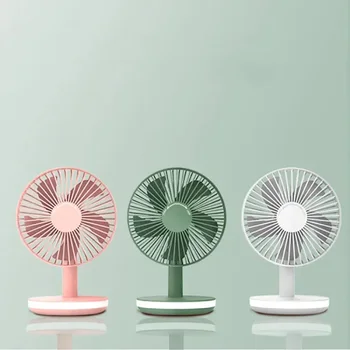 

Rotatable LED Portable Rechargeable USB Home Office Handheld Table Fan