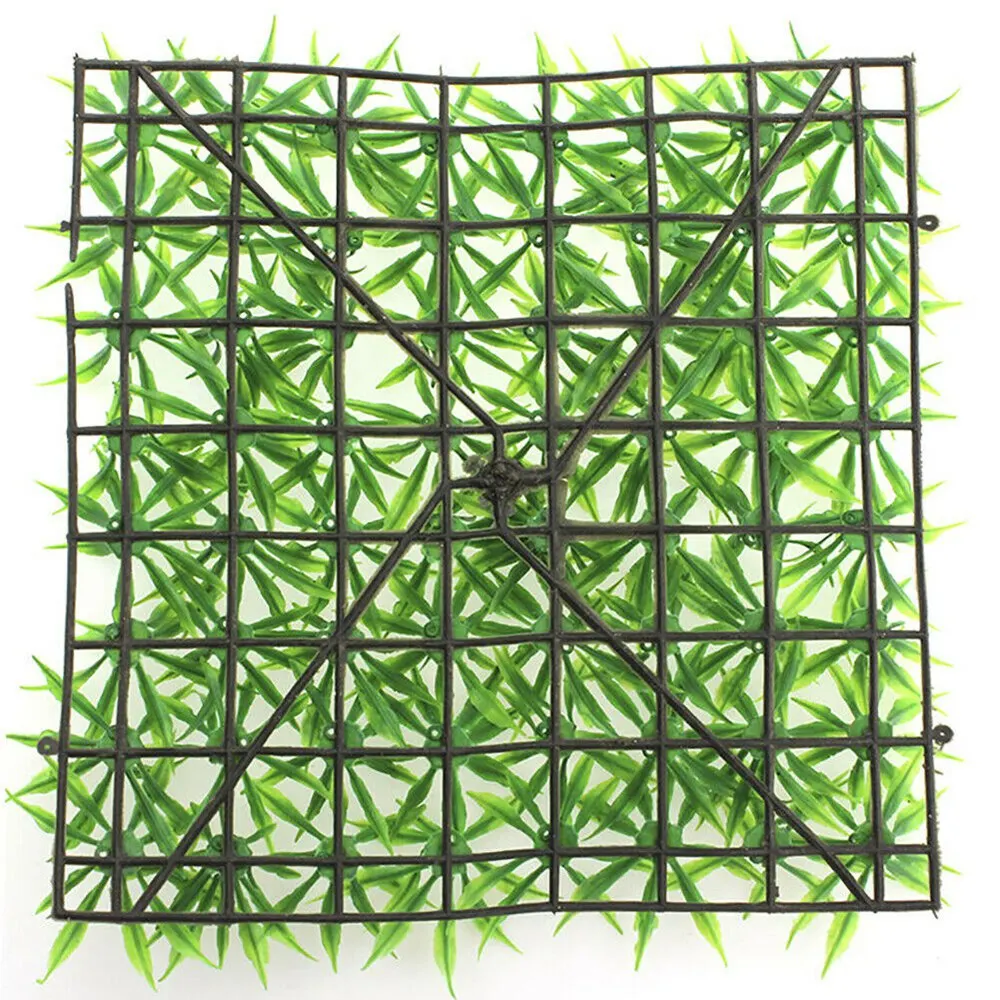 Artificial Green Grass Fake Plastic Plant Aquarium Fish Tank Accessories Decor