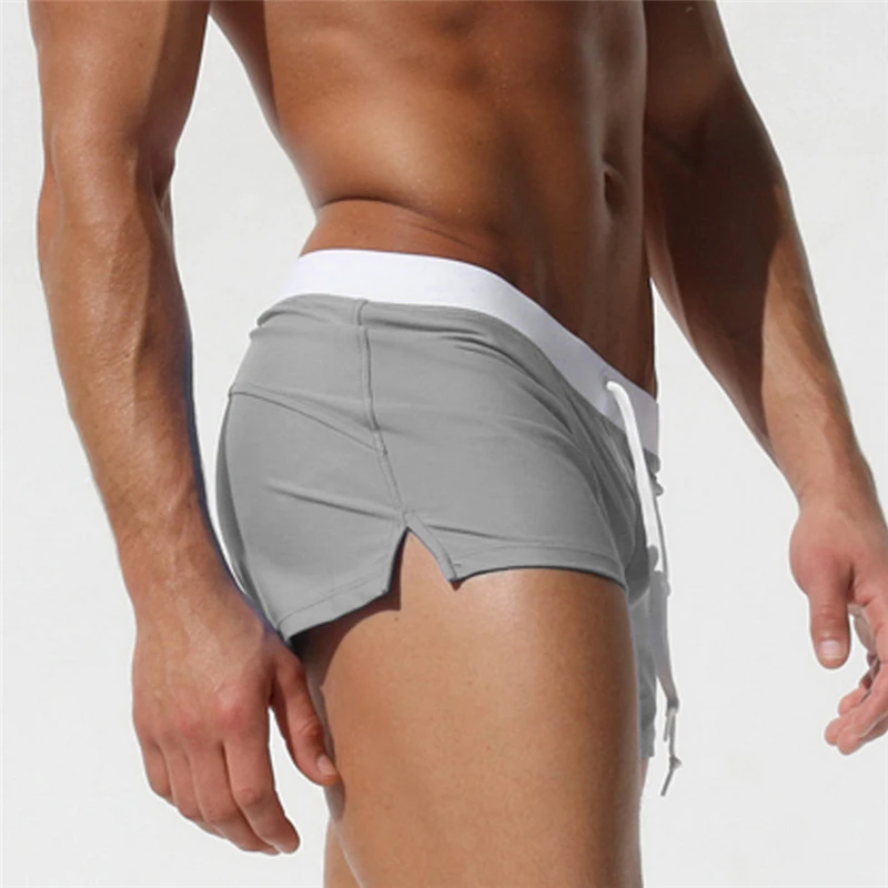 2020 Summer New Quick Dry Mens Swim Shorts Summer Board Surf Swimwear Beach Short Male Running Gym Man Plus Size Trunks