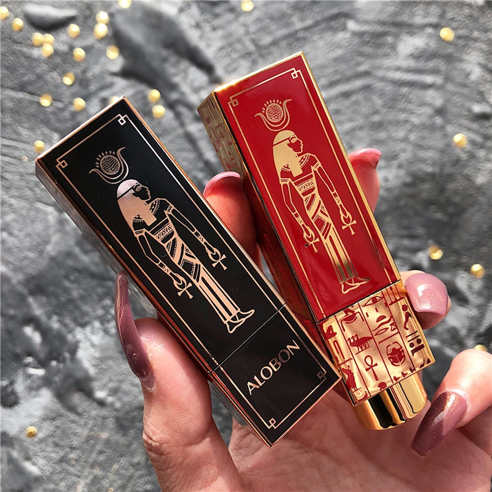 AloBon Egyptian Style Lipstick Matte Undried Blood Orange Lipstick
