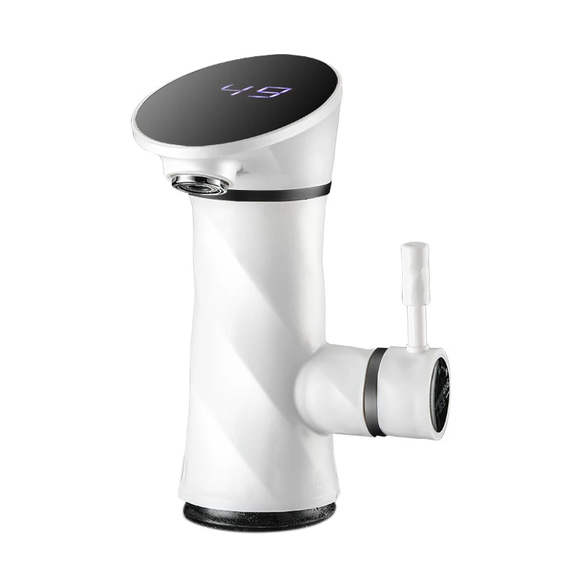 

The Electric Faucet Is the Hot Type LED Display. the Temperature Is Not Slotted, That Is, the Hot Faucet Is Heated Quickly By th