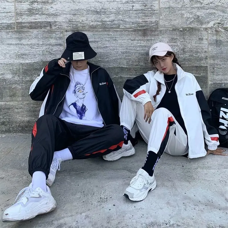 

Sports Set Men's Spring And Autumn Women's Long Sleeve Hoodie Pants a Set of Casual Sports Clothing Couple Clothes Running Cloth