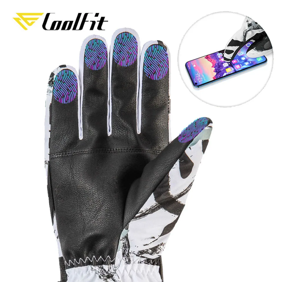 CoolFit Men Women Ski Gloves Ultralight Waterproof Winter Warm Gloves Snowboard Gloves Motorcycle Riding Snow waterproof gloves 2