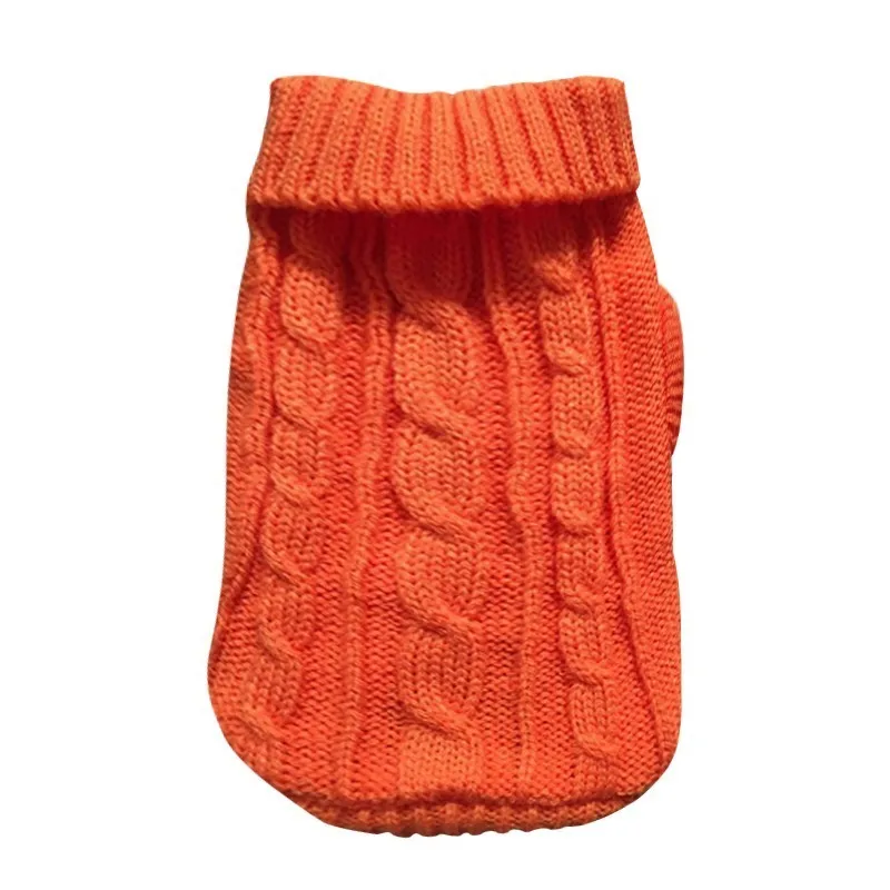 orange Одежда для больших собак и кошек, одежда для маленьких собак и кошек, пальто для собак, свитер, куртка, чихуахуа, хлопковая простая футболка, жилет для кошек, костюм - Color: orange