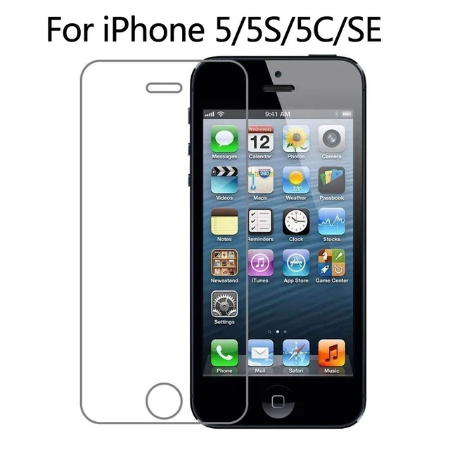 For Phone 5 5S SE 5C 10 шт. для iPhone 11 Pro Max 6 6s 5 SE 7 8 Plus X XS XR 8plus 7plus 4 закаленное стекло Защита экрана Защитная пленка - Цвет: For Phone 5 5S SE 5C