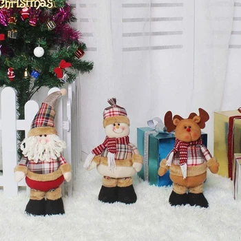 

Telescopic Rod Christmas Eve Kids Office Decoration Christmas Decoration Gift,Xmas Fireplace Hanging and Party Accessory