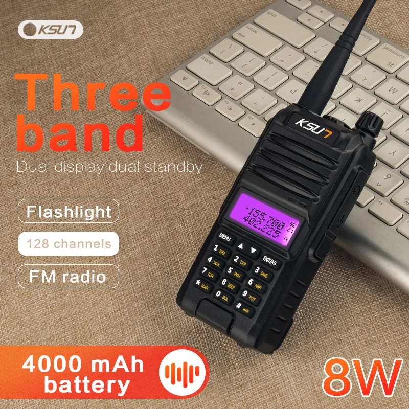 ksun-uv1d-vhf-uhf-tri-band-two-way-radio-with-vox-sos-flashlight-function-walkie-talkie-ham-radio-communicator-transceiver