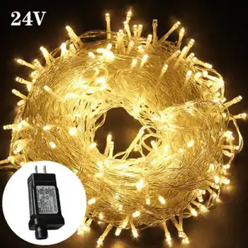 

100M 50M 10M LED Fairy Garland String Lights Outdoor Waterproof Lighting for Christmas Trees Xmas Party Wedding Decoration