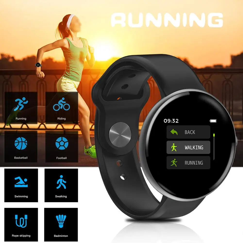 AC01 IP68 Водонепроницаемый фитнес-трекер монитор сердечного ритма Bluetooth Smartwatch фитнес-трекер для мужчин и женщин