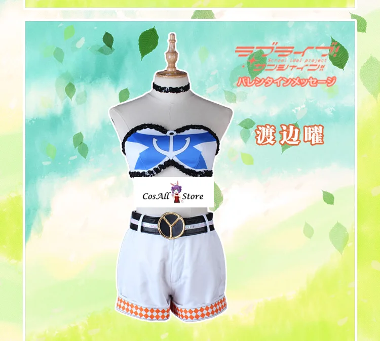 Lovelive! Aqours 4th Singler HORIZON Mari Kanan Chika Dia You Yoshiko Hanamaru Ruby карнавальный костюм с крыльями