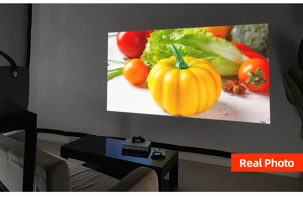 AUN – écran géant de 180 pouces. Écran de projecteur plus épais, personnalisé à la meilleure taille pour votre chambre pour cinéma à domicile 1080P 4K