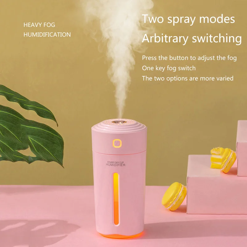

ELOOLE 280ML Portable Air Humidifier Mist Maker Humidification aroma essential oil diffuser With Battery For Car Home