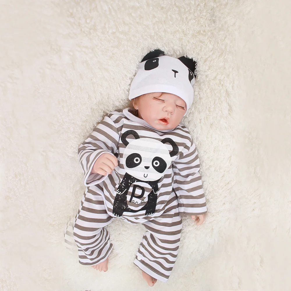 Npk Dolls Bebe Reborn 2" Reborn Baby Doll реалистичные мягкие виниловые силиконовые куклы одежда с пандой для детей рождественские подарки