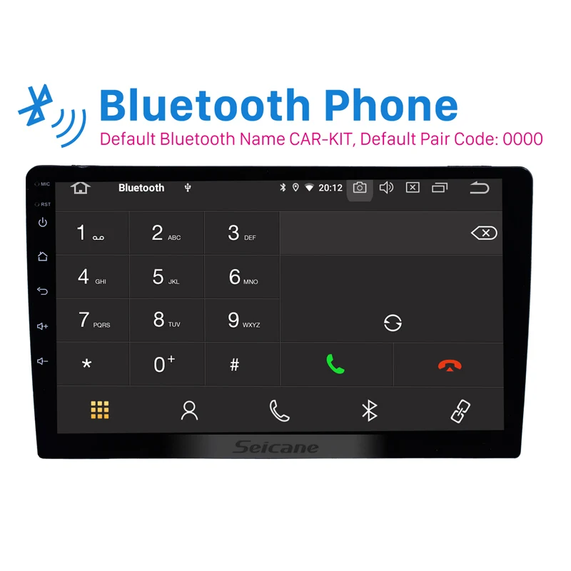 Seicane Универсальный Автомобильный Android 9 0 HD стерео 1Din для Honda Kia Nissan Suzuki Toyota VW gps Navi