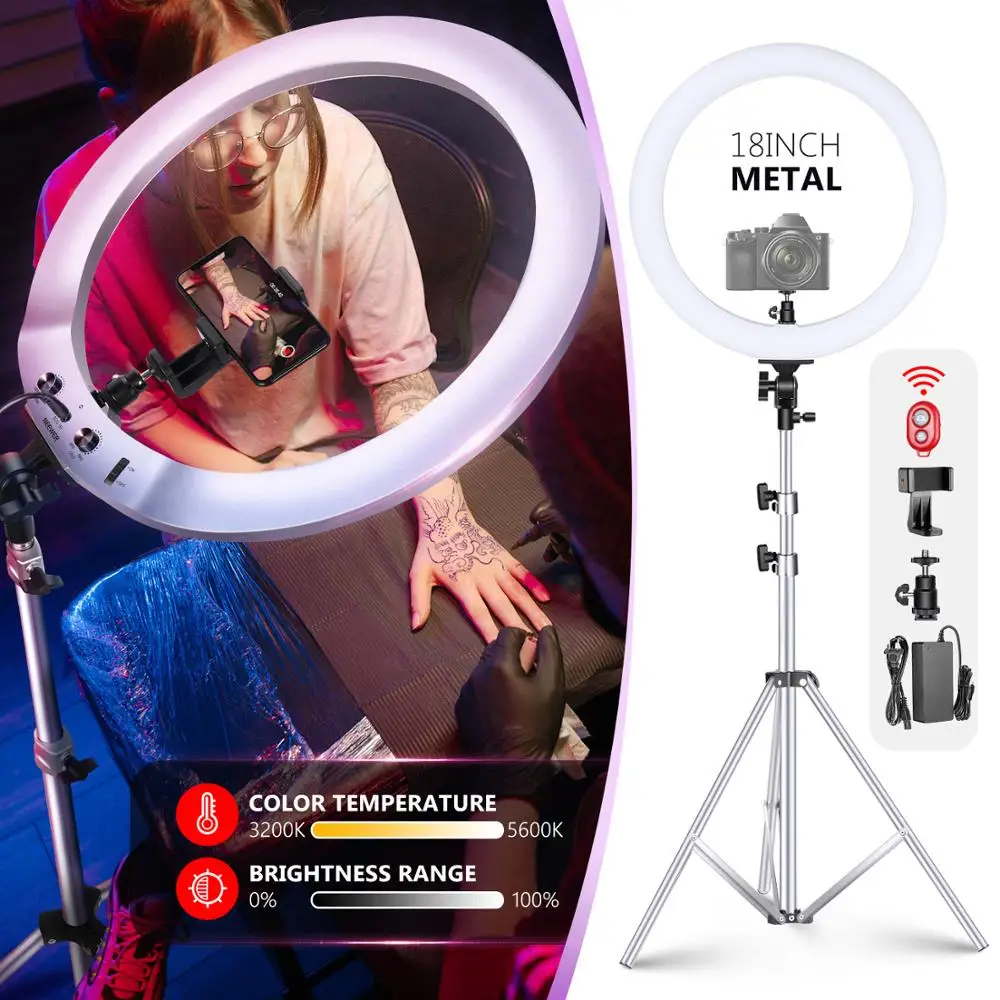 Ringlight Aro De Luz Neewer 18 Amazon Ring Light For Phone NEEWER