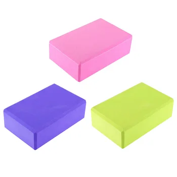 

3pcs Yoga Brick For Fitness Yoga EVA Yoga Brick Training Aid Gym Brick For Support Poses Random Color